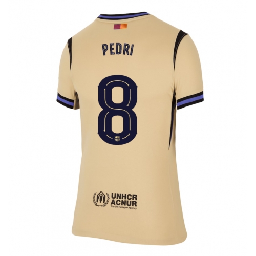 Billige Fotballdrakt Barcelona Pedri Gonzalez #8 Replika Bortedrakt Dame 2025-26 Kortermet Billige Fotballdrakt Barcelona Pedri Gonzalez #8 Replika Bortedrakt Dame 2025-26 Kortermet